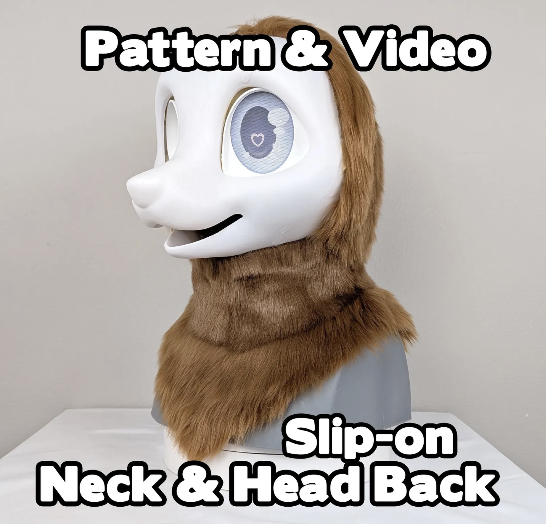 Fursuit Neck Pattern: No Zipper