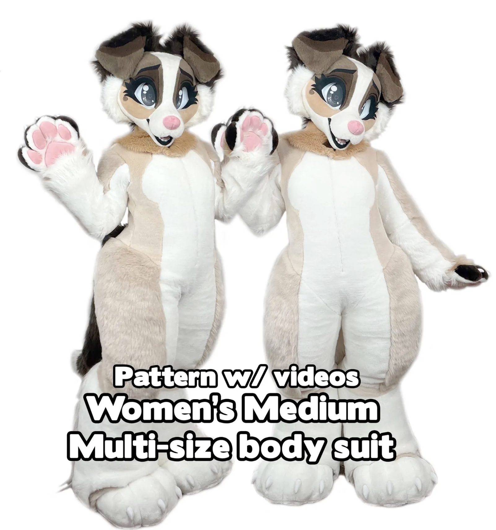 Fursuit Bodysuit Pattern: Women's Medium