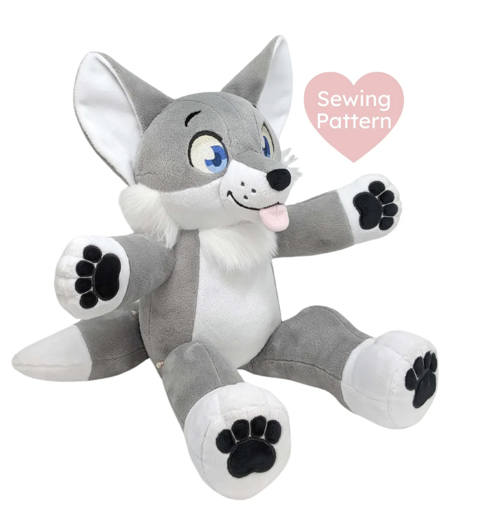 Furry Plush Pattern: BAB 20 inch Sit & Stand