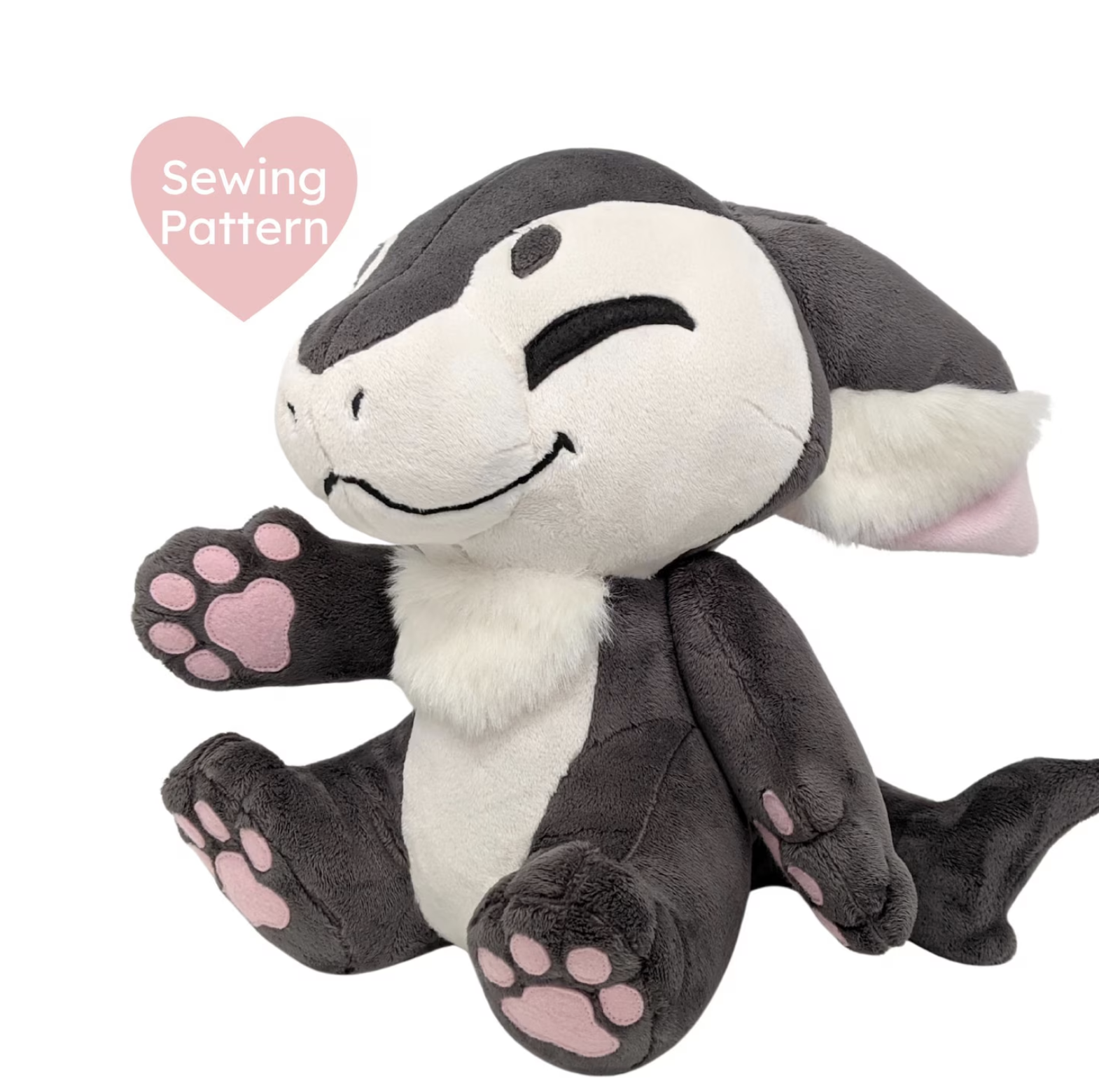 Furry Manokit Plush Pattern: 11 inch
