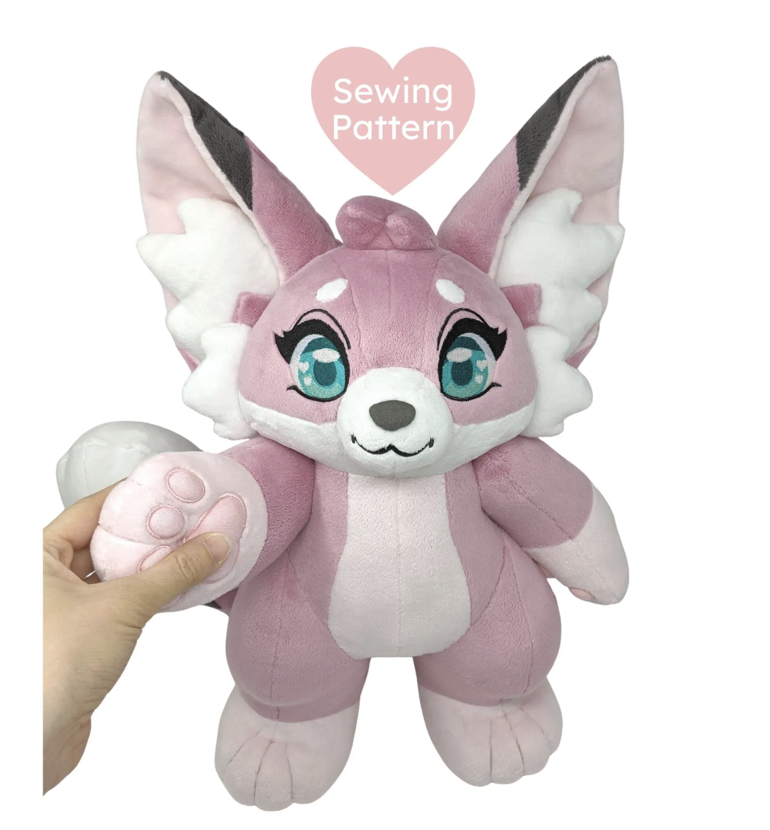 Standing Furry Plush Bundle: 20 inch Canine Feline Bunny