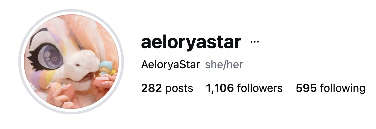 aeloryastar Instagram profile