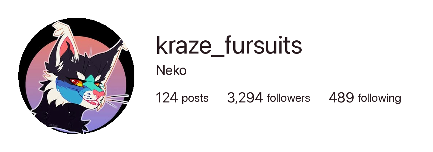 kraze_fursuits Instagram profile